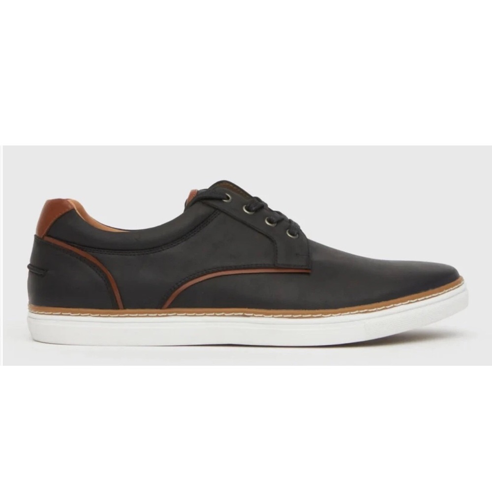 Digger Zeroe BETTS Shoes Casual Sneakers Size 7 Men Australian Sustainable Black - Picture 2 of 10
